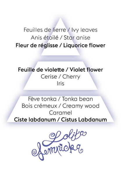 Lolita Lempicka Signatur duft - Duftlys, Black 240g - Blomster duft - Maison Berger