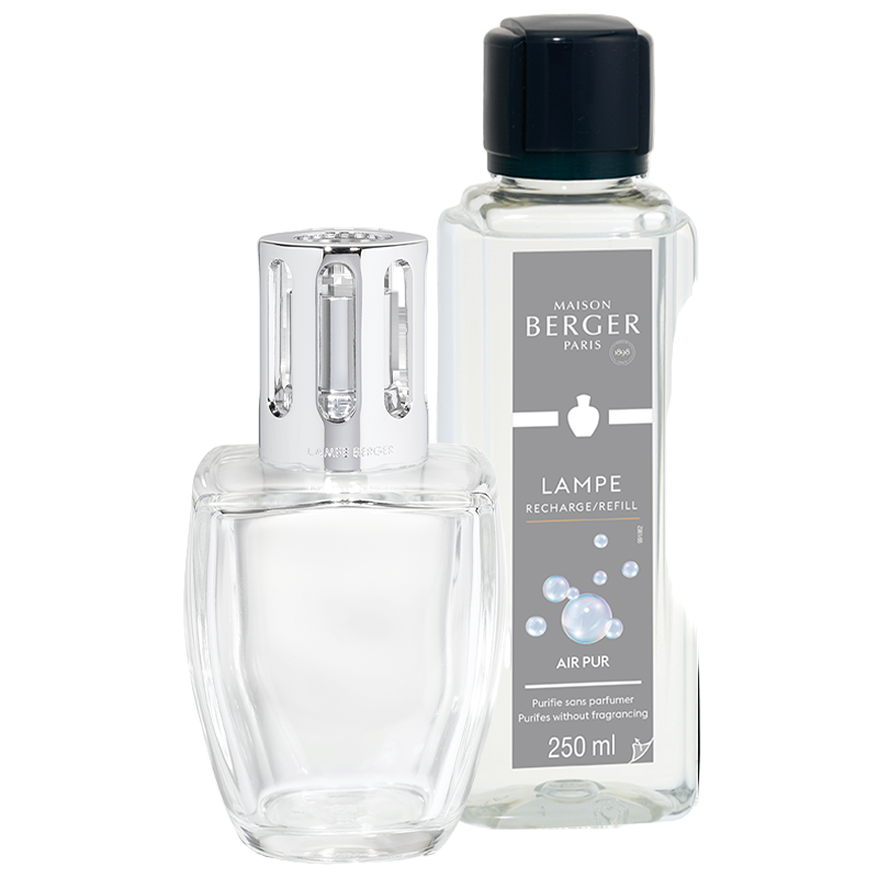 Lampe Berger - June Duftlampe, Transparent m. Neutral Air Pur - Maison Berger