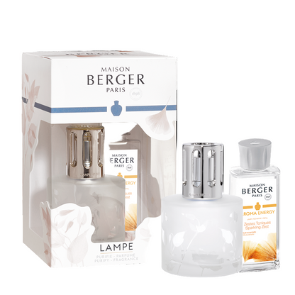 AROMA STARTSÆT - DUFTLAMPE + AROMA ENERGY - LAMPE BERGER