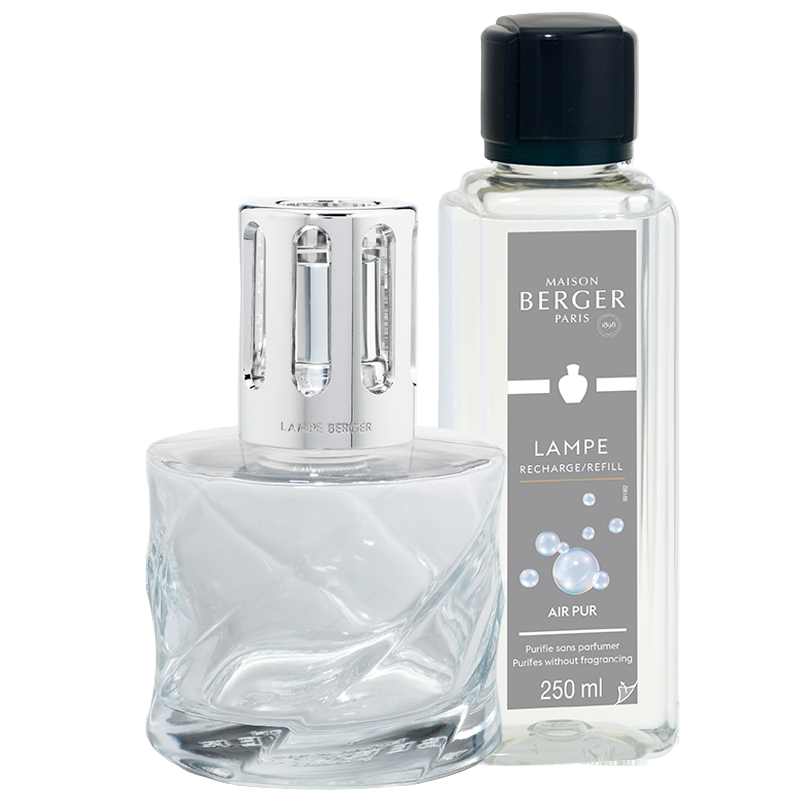 Lampe Berger - Spiral Clear Duftlampe m. Air Pur - Neutral duft - Maison Berger