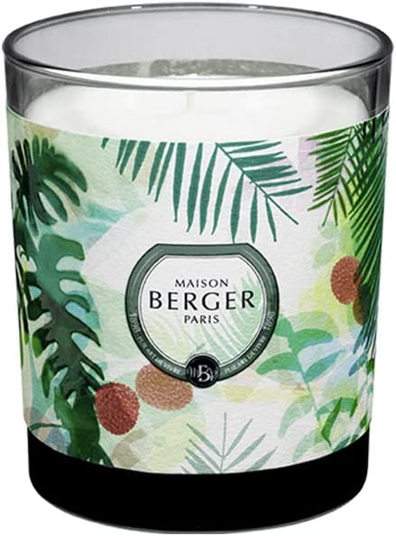 Lychee Paradise fra Maison Berger – et friskt og frugtrigt duftlys med noter af litchi, citrus og kokos, skabt til afslapning og sanselig hverdags luksus