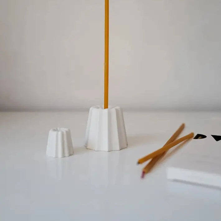 Porcelæns stage til tynde stagelys - L - OVO Things