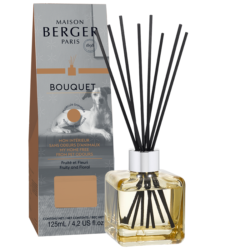 Pets - Free from Unpleasant Odours - Flakon m. Duftpinde - Maison Berger