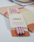 Blyanter af Recycled CD covers, pakke m. 3 stk - Carnation Pink Gold Ideas