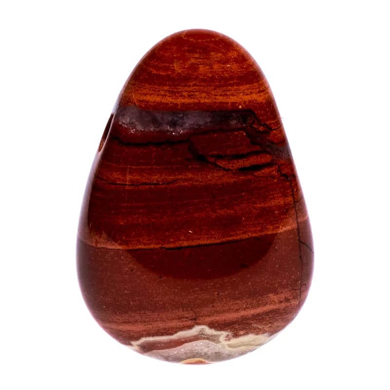 Vedhæng, Dråbe formet - Red Jasper Krystal