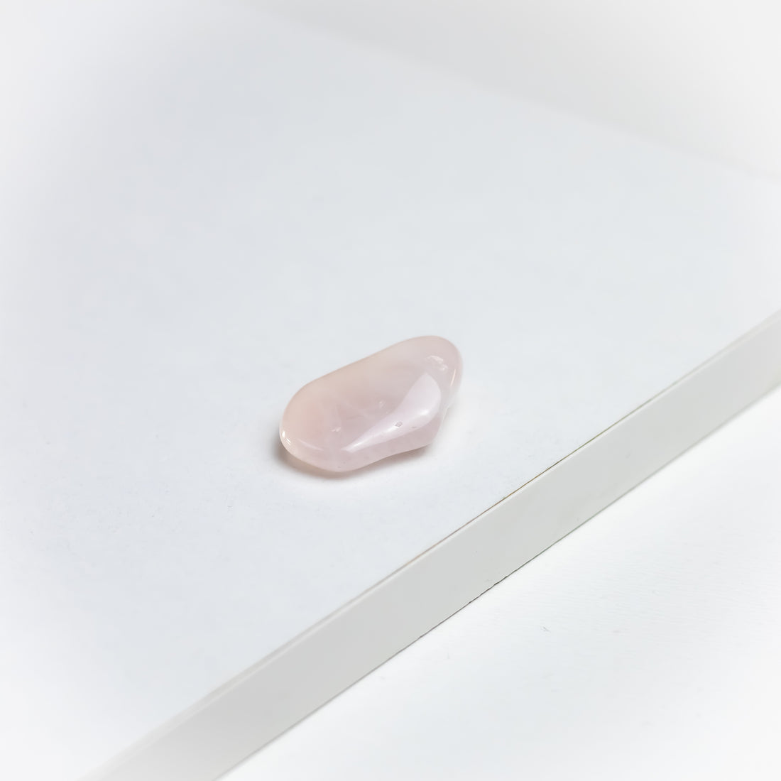 Rosenkvarts Krystal - Premium Polerede Tromlesten
