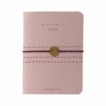 A Beautiful Story - Notesbog & Armbånd “My Notebook of Love”