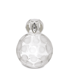 Lampe Berger - Sphere Duftlampe, Klar m. sandblæste prikker - Maison Berger