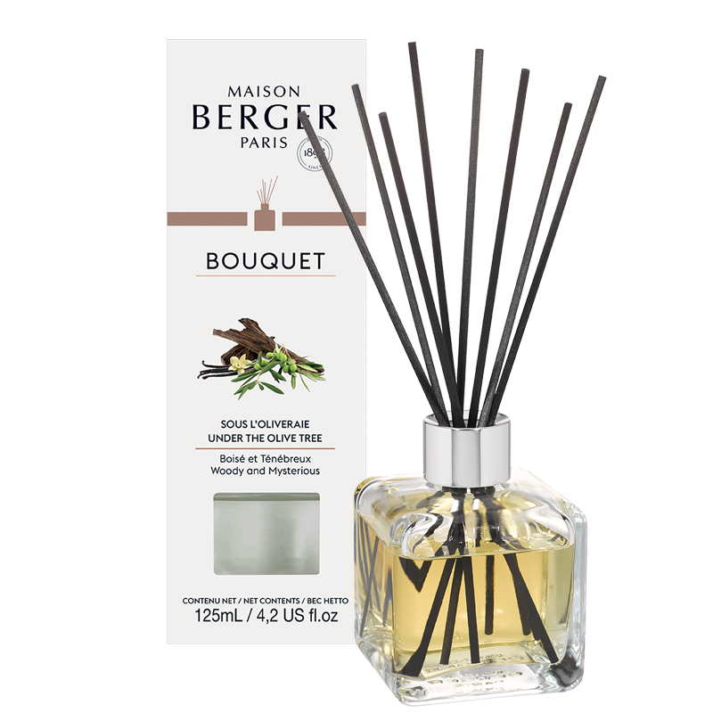 Under the Olive Tree - Flakon m. Duftpinde - Krydret duft - Maison Berger