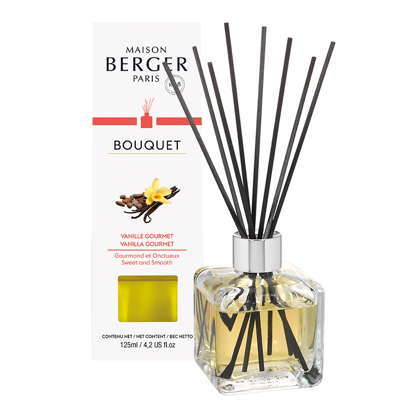 Vanilla Gourmet - Flakon m. Duftpinde - Sød duft - Maison Berger