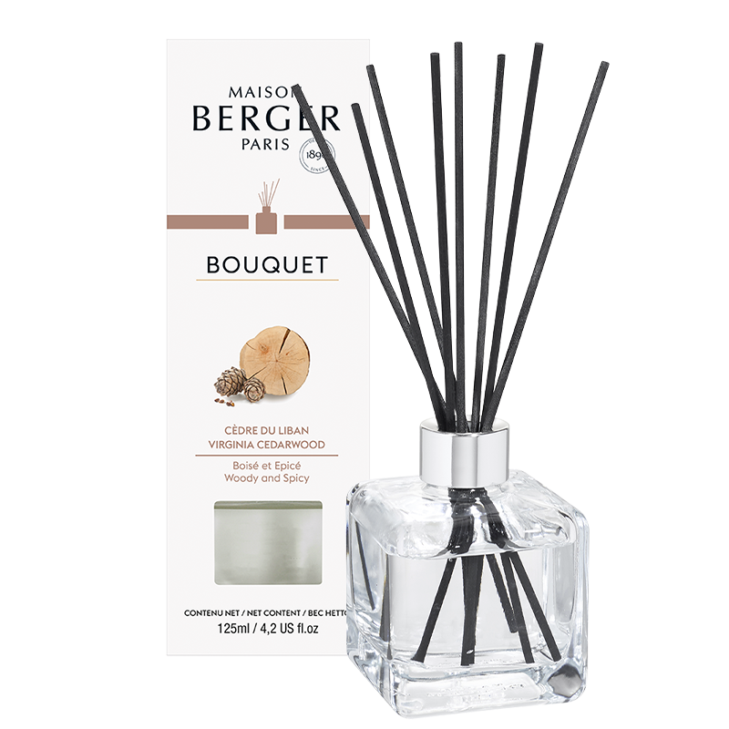 Virginia Cedarwood - Flakon m. Duftpinde - Krydret duft - Maison Berger