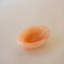 Selenit Skål, Oval - Pink Selenit krystal 