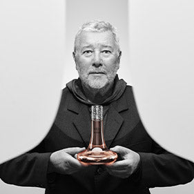 Duft Diffuser Philippe Starck, Rose m. duften Peau de Soie - Maison Berger