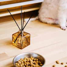 DUFTPINDE DIFFUSER, AMBER CUBE MED ANTI-ODOUR PETS - MAISON BERGER