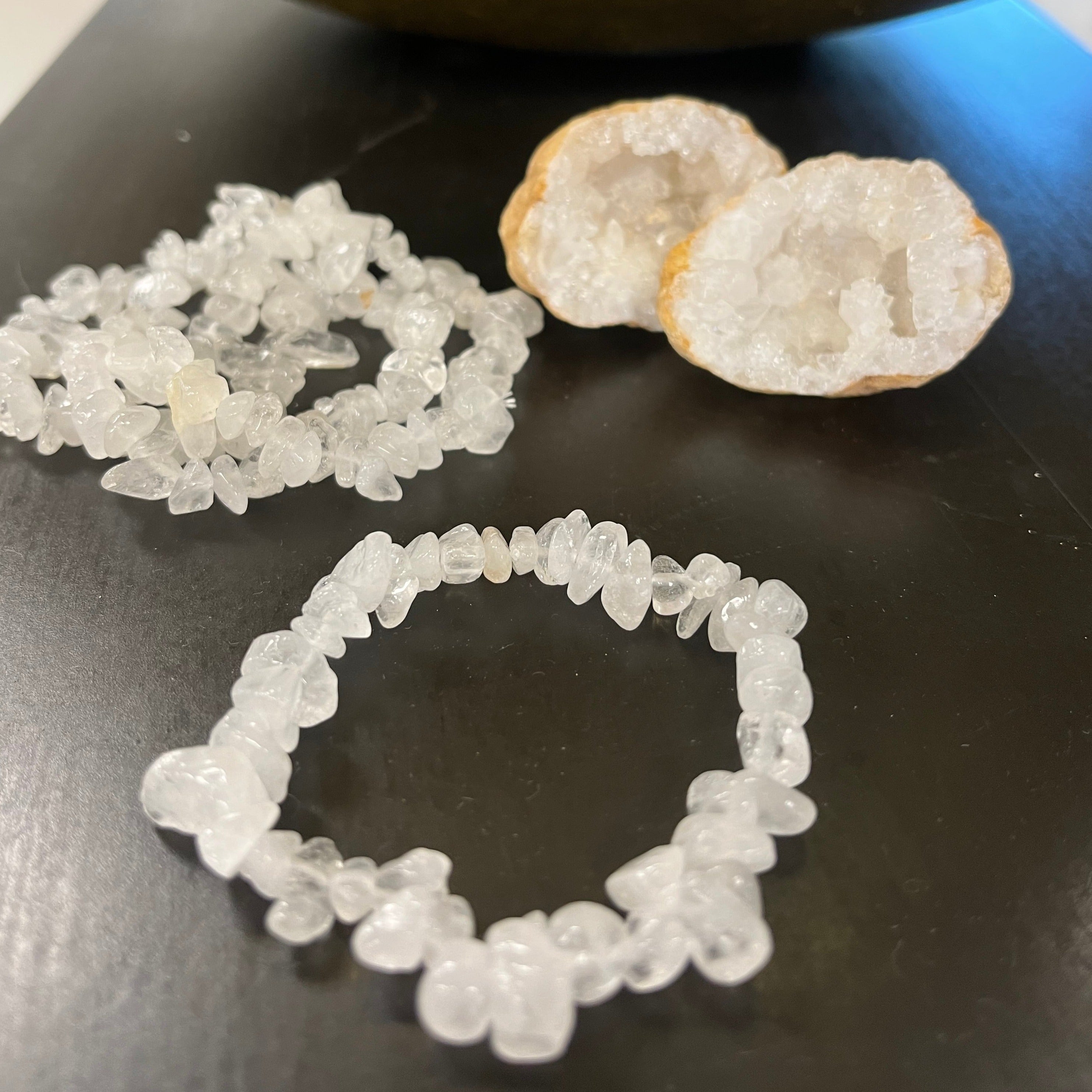 Bjergkrystal Armbånd - Chips Krystaller