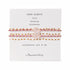 A Beautiful Story - Krystal armbånd m. Rosenkvarts & Guld/Pink Perlesnor - You&Me Card